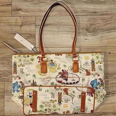 Dooney Bourke Bags Nwt Dooney Bourke Disney Pixar Maps Tote Bag