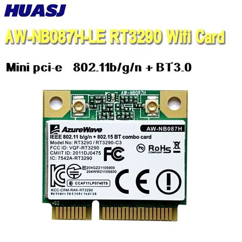 Huasj tarjeta Wifi inalámbrica AzureWave AW NB087H LE RT3290LE RT3290