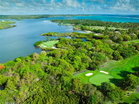 Constance Belle Mare Plage Resort Mauritius Golf Course Aerial View