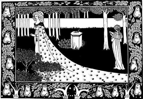 La Beale Isoud at Joyous Gard -- Aubrey Beardsley's illustration for Le ...