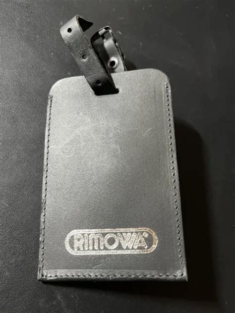 ORIGINAL RIMOWA KOFFERANHÄNGER schwarz NEU EUR 19 00 PicClick DE