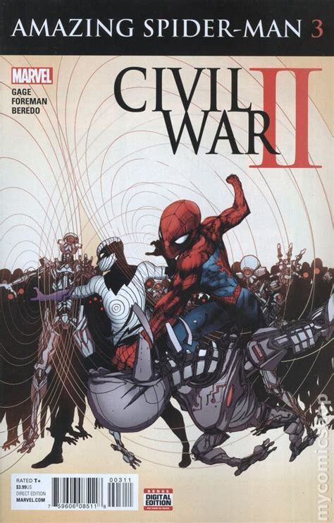 Civil War Ii Amazing Spider Man A Foreman Fn Stock Image Ebay