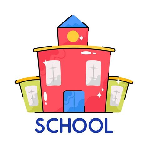 Premium Vector School Doodle Vector Filled Outline Sticker Eps 10 File