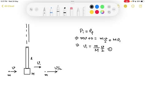 SOLVED A Bullet Of Mass M And Speed V Passes Completely Through A