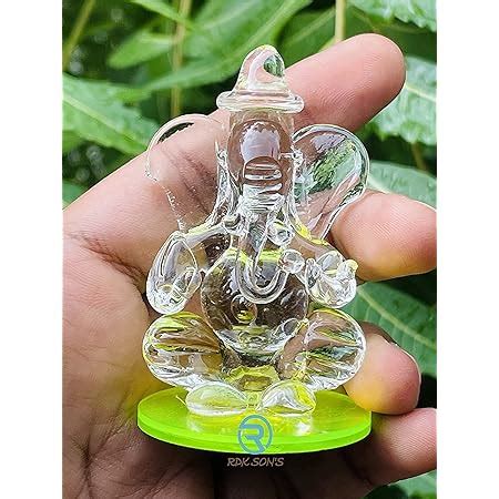 Buy Crystal Lord Ganesha Idol Statue Sculpture For Car Dashboard And