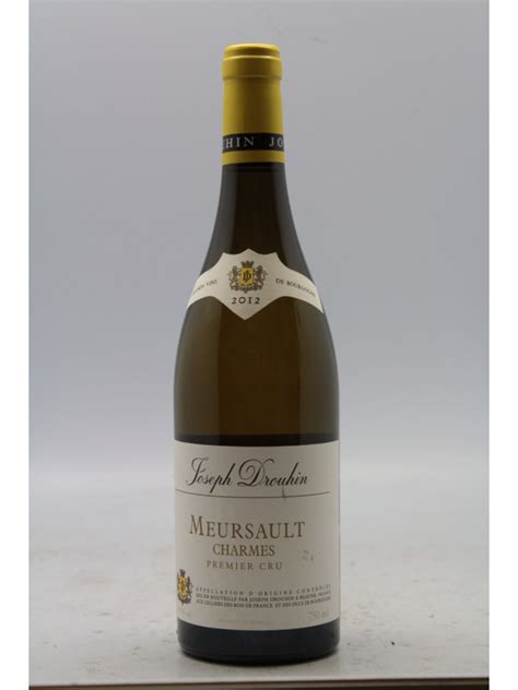 Joseph Drouhin Meursault 1er Cru Charmes 2012