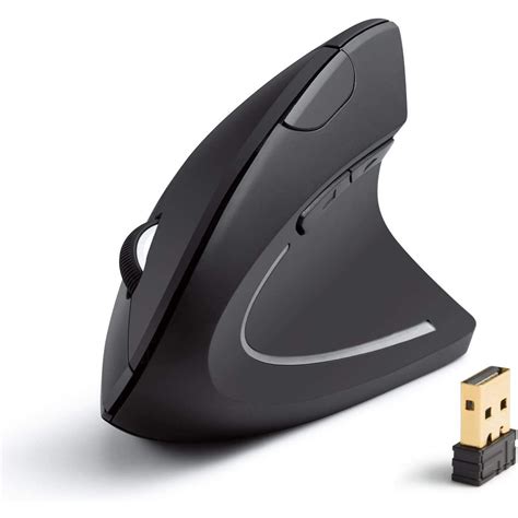 Ergonomic vertical side grip mouse 2.4Ghz wireless mouse gaming office ...