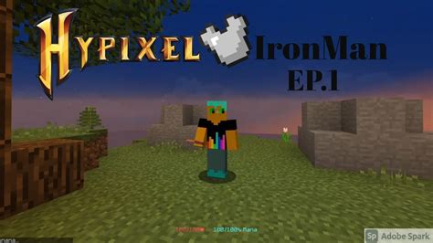 A New Beginning Hypixel Skyblock Ironman Ep1 Youtube