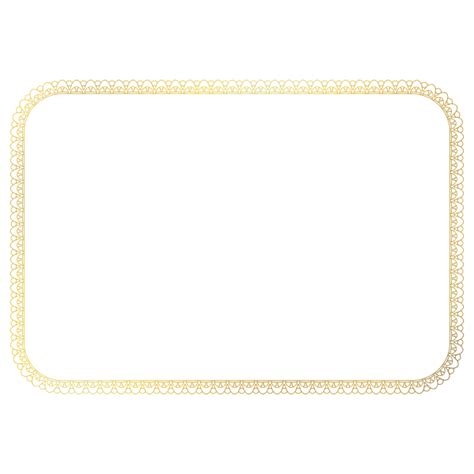 A4 Size Certificate Border Designs