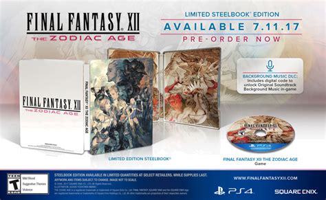 Final Fantasy Xii The Zodiac Age Steelbook Ps F Sico Nuevo Playtec Games