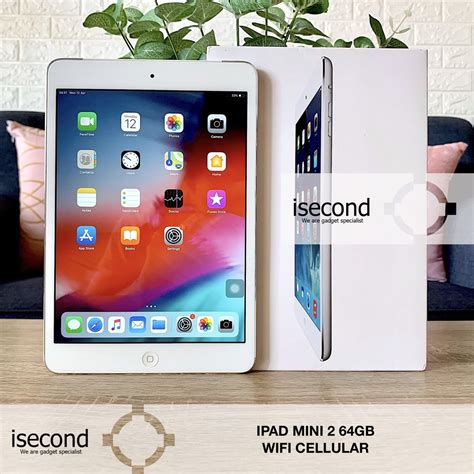 Jual Ipad Mini 2 64GB WIfi Cellular 4G Second Fullset Mulus Apple Mini