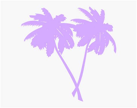 Transparent Palm Tree Vector - Pink Palm Tree Vector, HD Png Download , Transparent Png Image ...