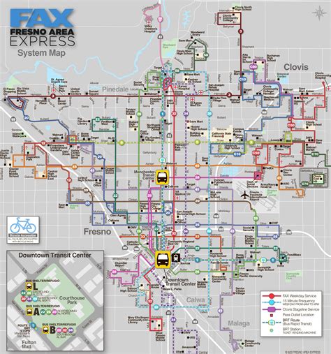 Fresno Area Map