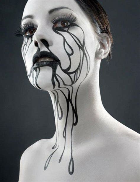 Black And White Face Makeup Ideas Saubhaya Makeup