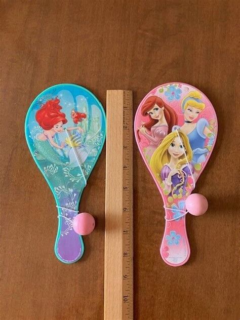 Disney Princess Paddle Ball Set Of 2 Unused Ebay