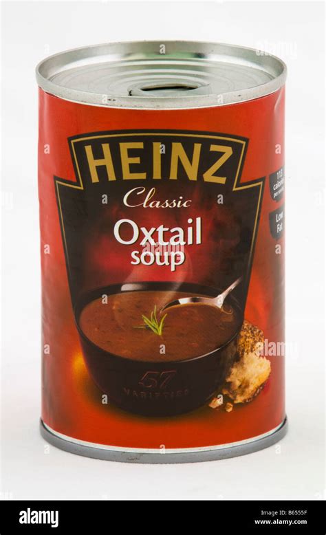 Can Of Heinz Oxtail Soup Sold In The Uk Stock Photo Alamy