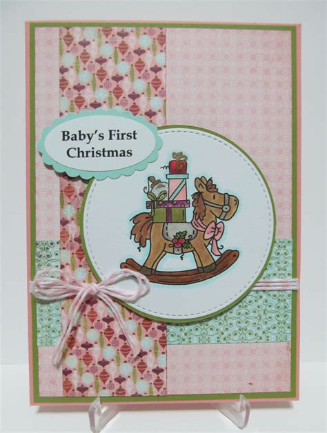 Savvy Handmade Cards: Baby's First Christmas Card