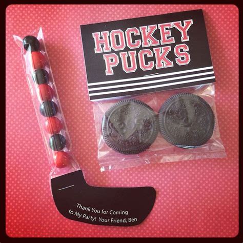 Cute Hockey Puck Cookies Hockey Themed Birthday Party Via Karas Party