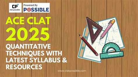 Ace Clat Quantitative Techniques With Latest Syllabus Resources