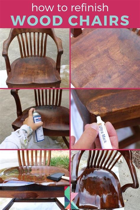 How To Refinish Wood Chairs The Easy Way