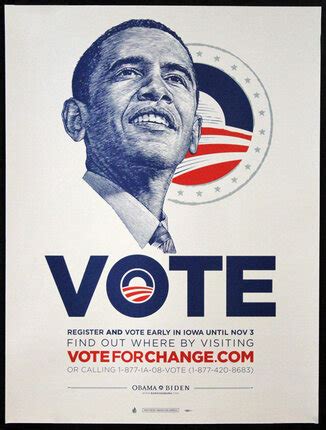 vote vintage poster