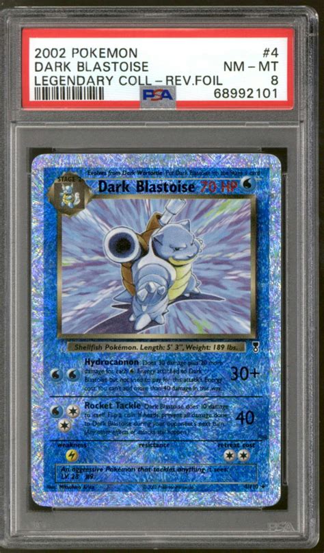 Pokemon Legendary Collection Reverse Holo Foil Dark Blastoise 4110 Psa