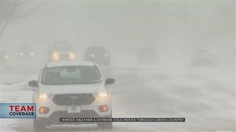 Winter Storm Brings Snow Freezing Temperatures To Bartlesville