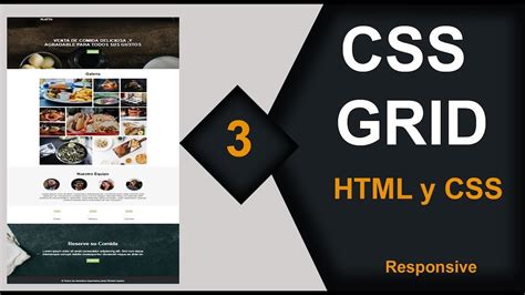 Crea una Pagina web con css grid Ejercicio practico nroº 3 html y