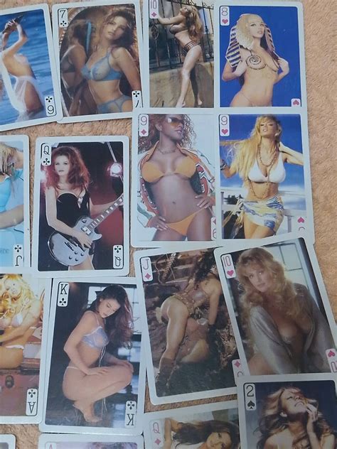 Erotic Playing Cards Naked Women Models Vintage Full Deck Pcs Ebay