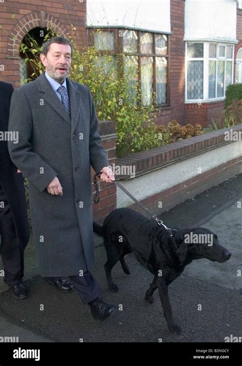 David Blunkett Home Secretary November 2004 leaves his Sheffield home ...