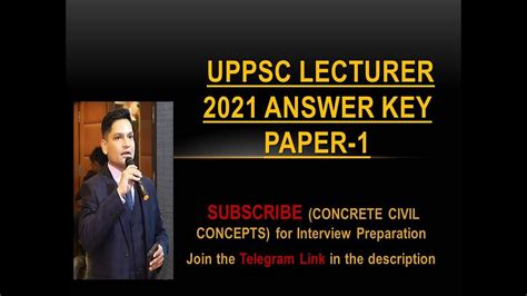 Uppsc Polytechnic Lecturer Exam Civil Engineering Solution Paper