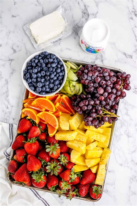 Easy 2 Ingredient Fruit Dip Recipe With Cream Cheese Simplified Chef