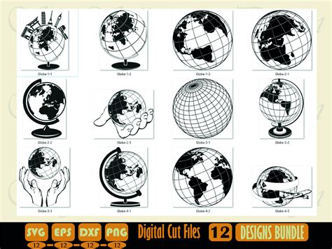 Globo Svg Globo Svg Paquete Globo Clipart Globo Archivos Etsy