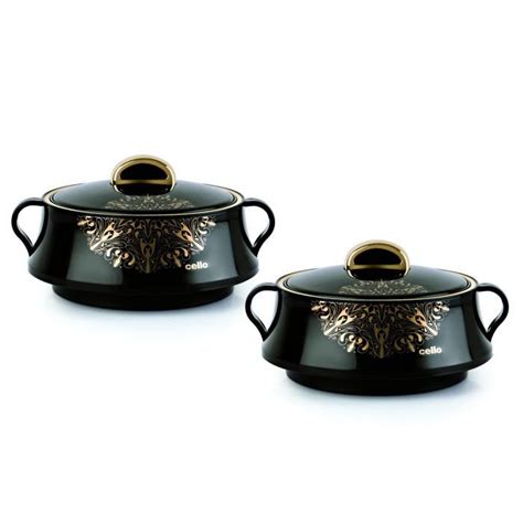 Cello Hot Fresh Serve Casserole Cello Midas Set Insulated Hot Pots 1000 1000 Ml Set Of 2