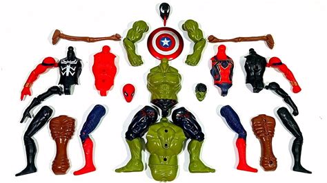 Merakit Mainan Siren Head Toys Vs Captain America Venom Carnage Dan