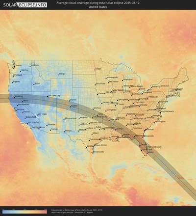 Total solar eclipse of 08/12/2045