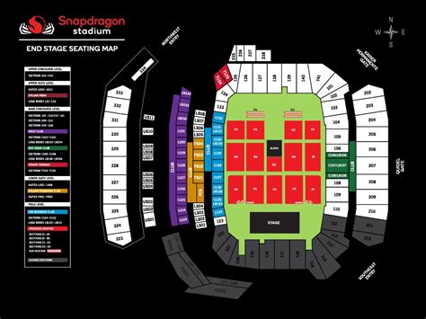 Seating Charts | Snapdragon Stadium