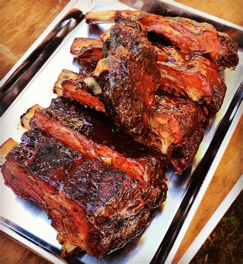 Smoked Beef Back Ribs with Bold Texas BBQ Sauce