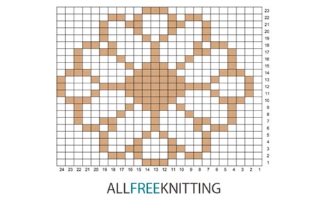 Intarsia Flower Knitting Patterns | Best Flower Site