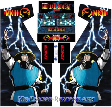 Mortal Kombat 2 Arcade Cabinet Digital File Pdf Artwork Download File Art