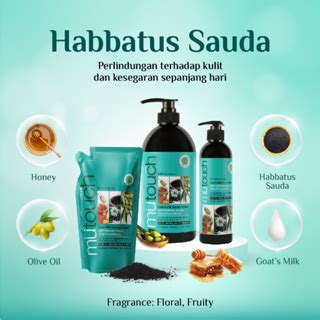 Jual Mutouch Goats Milk Shower Cream With Habbatus Sauda Olive Oil