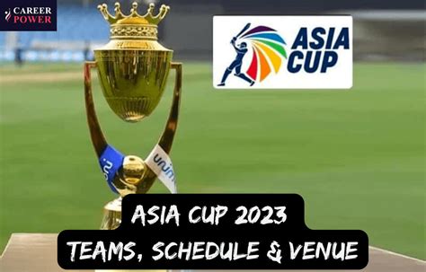 Asia Cup Schedule Out Check Match List Date And Time