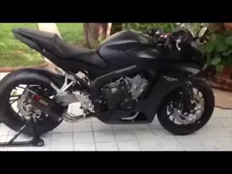 Honda CBR650F Akrapovic Carbon Exhaust YouTube