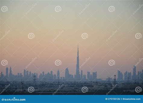 Skyline of Dubai ?? Burj Khalifa Stock Photo - Image of khalifa, bilu ...