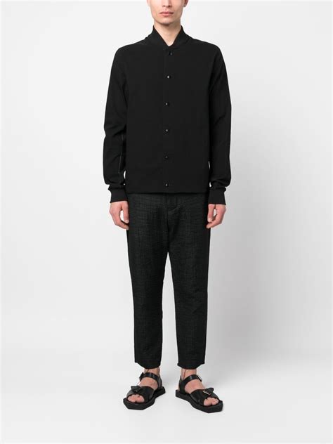 Thom Krom Band Collar Shirt Jacket Farfetch