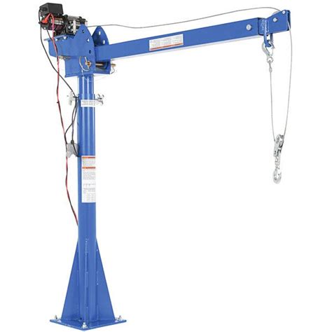 Vestil Wtj Dc Lb Battery Powered Jib Lift Crane With