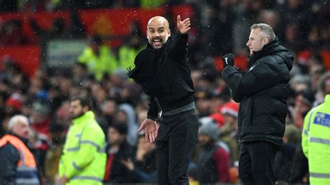 Pep Guardiola Defends Man Citys Celebrations After Manchester Derby