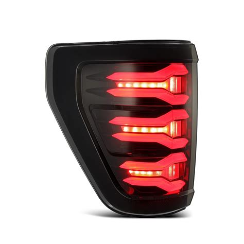 21-23 Ford F150 LUXX-Series LED Tail Lights Black-Red | AlphaRex