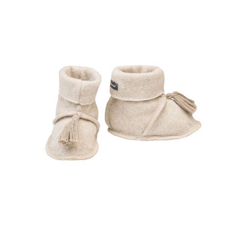 Bio Baumwollfleece Trageschuh In Nude Nude