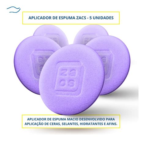 Aplicador De Espuma Zacs Automotivo Kit Unidades Produtos N Uticos